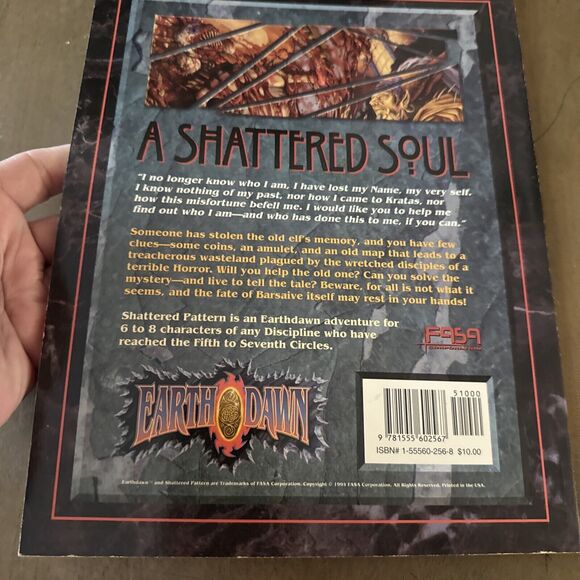 Earthdawn Shattered Pattern - 6305 - 1994 - FASA - Picture 6 of 6